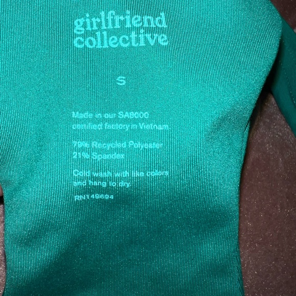 Girlfriend Collective Paloma Bra in Saguaro Size Small - Picture 3 of 5